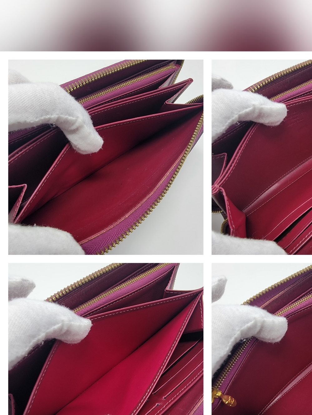 Louis Vuitton Vernis Enamel Patent Leather Zippy Long Wallet | Limited Edition - Picture 9 of 11